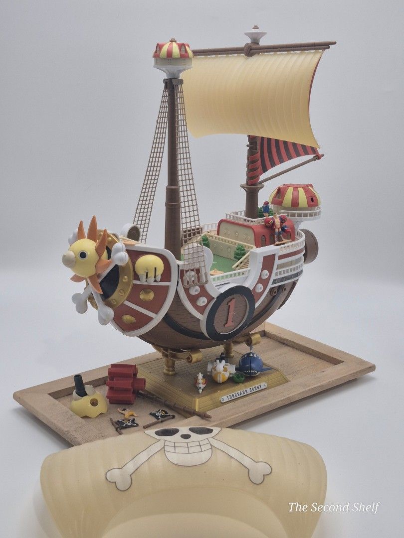 Thousand Sunny One Piece - for parts (Category: Figurines & Statues) located in Santa Rosa. Submitted by thesecondshelf (Listing ID 1451919659, Image 3). Description: One Piece Thousand Sunny Display Model For Parts or Display Only A detailed Thousand Sunny display model from One Piece. Ideal for display, restoration, custom projects, or as a source of replacement parts. Condition: Pre-owned. Some parts are missing. Sold as-is for parts or displa