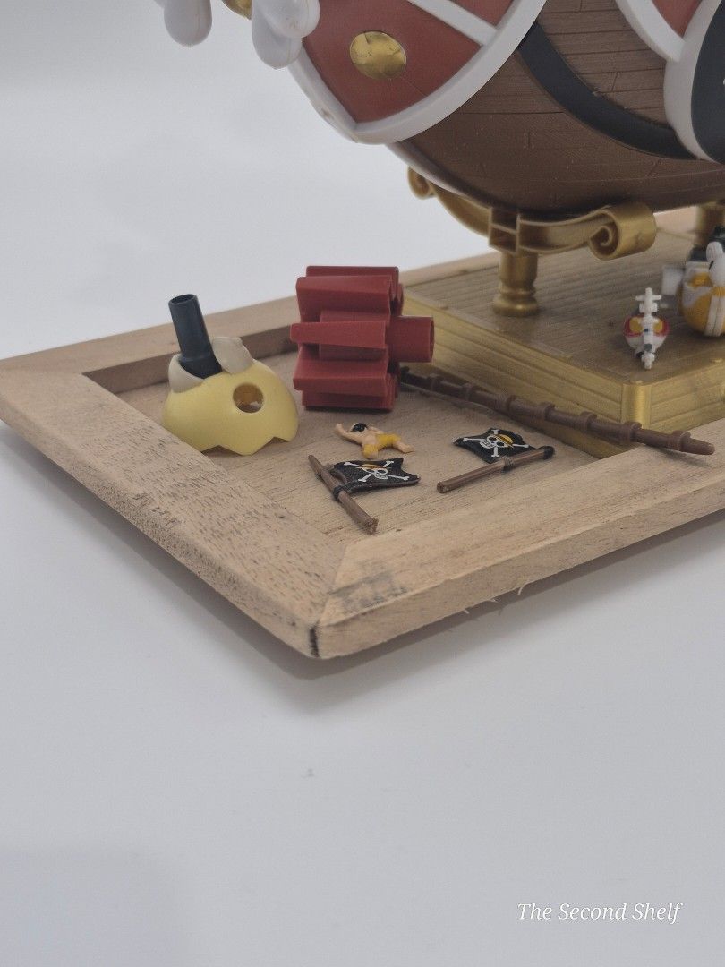 Thousand Sunny One Piece - for parts (Category: Figurines & Statues) located in Santa Rosa. Submitted by thesecondshelf (Listing ID 1451919659, Image 2). Description: One Piece Thousand Sunny Display Model For Parts or Display Only A detailed Thousand Sunny display model from One Piece. Ideal for display, restoration, custom projects, or as a source of replacement parts. Condition: Pre-owned. Some parts are missing. Sold as-is for parts or displa