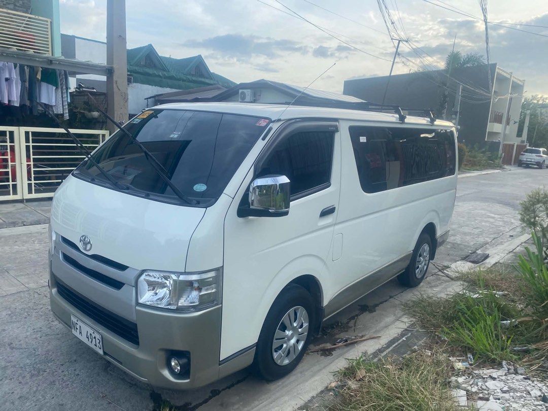 Toyota Hiace Commuter Manual (Category: Used Cars) located in Manila. Submitted by raredeer-c09f (Listing ID 1451901101, Image 3). Description: For Sale – Toyota Hiace 2023 Model * First owner * Personally used * Original OR/CR * Odometer: 25,400 km * With Comprehensive Insurance * Central lock with alarm * Power windows * Retractable side mirrors * Captain seats for passengers * Fully customized premium interior * Pin light ceiling * Mini bar wi