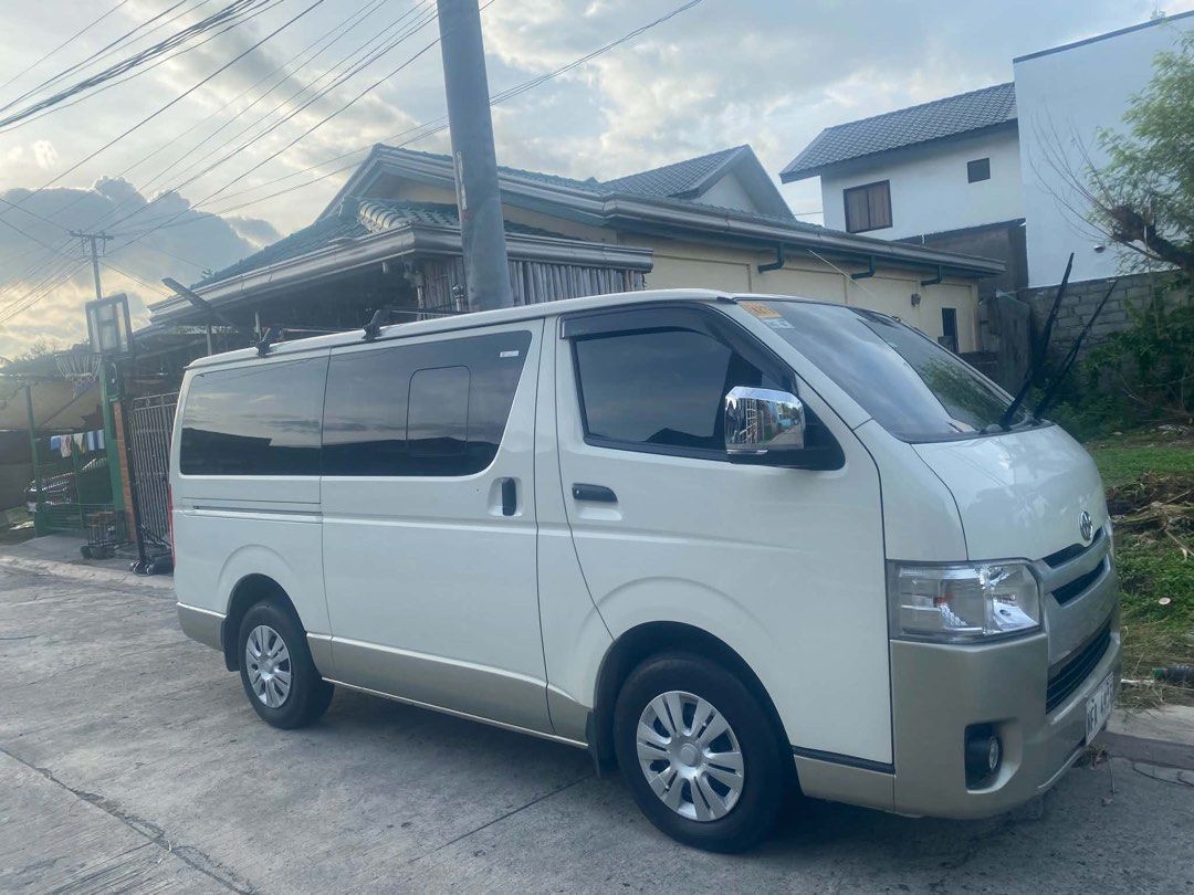 Toyota Hiace Commuter Manual (Category: Used Cars) located in Manila. Submitted by raredeer-c09f (Listing ID 1451901101, Image 2). Description: For Sale – Toyota Hiace 2023 Model * First owner * Personally used * Original OR/CR * Odometer: 25,400 km * With Comprehensive Insurance * Central lock with alarm * Power windows * Retractable side mirrors * Captain seats for passengers * Fully customized premium interior * Pin light ceiling * Mini bar wi