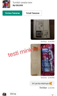 (Kategori: ) berada di . Dikirim oleh minky.store2 (ID iklan 1450158317, Gambar 1). Deskripsi: .