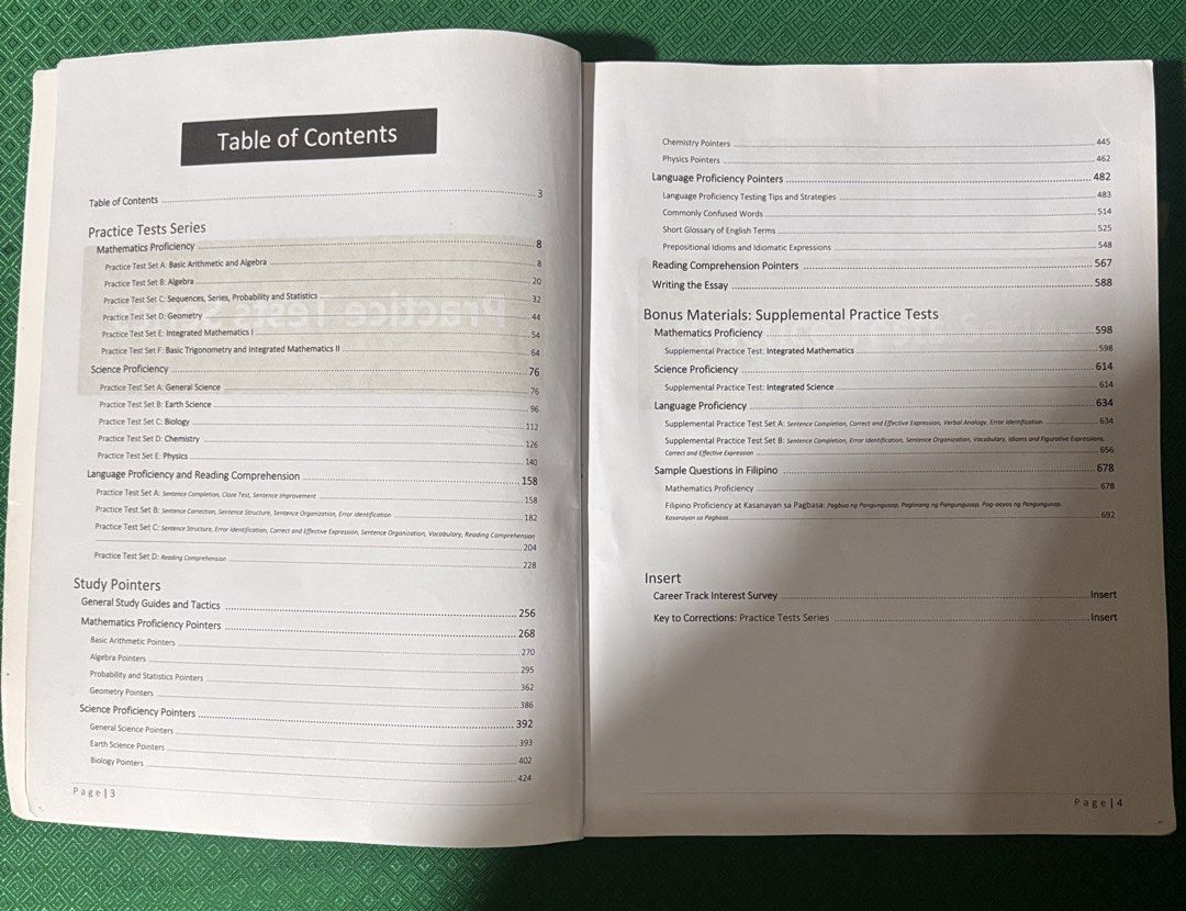 [UPCAT, DCAT, USTET, ACET, CET Book Aid] Academic Gateway Practice Tests Series Updated Version (Category: Textbooks) located in Silang. Submitted by curatedby.jan (Listing ID 1452035357, Image 3). Description: - flaws: book cover is wrinkled - inside is well taken care of assessment book includes: - test questions, test answers, and study material - proven useful for College Entrance Exams (CETS) - great for practice! .