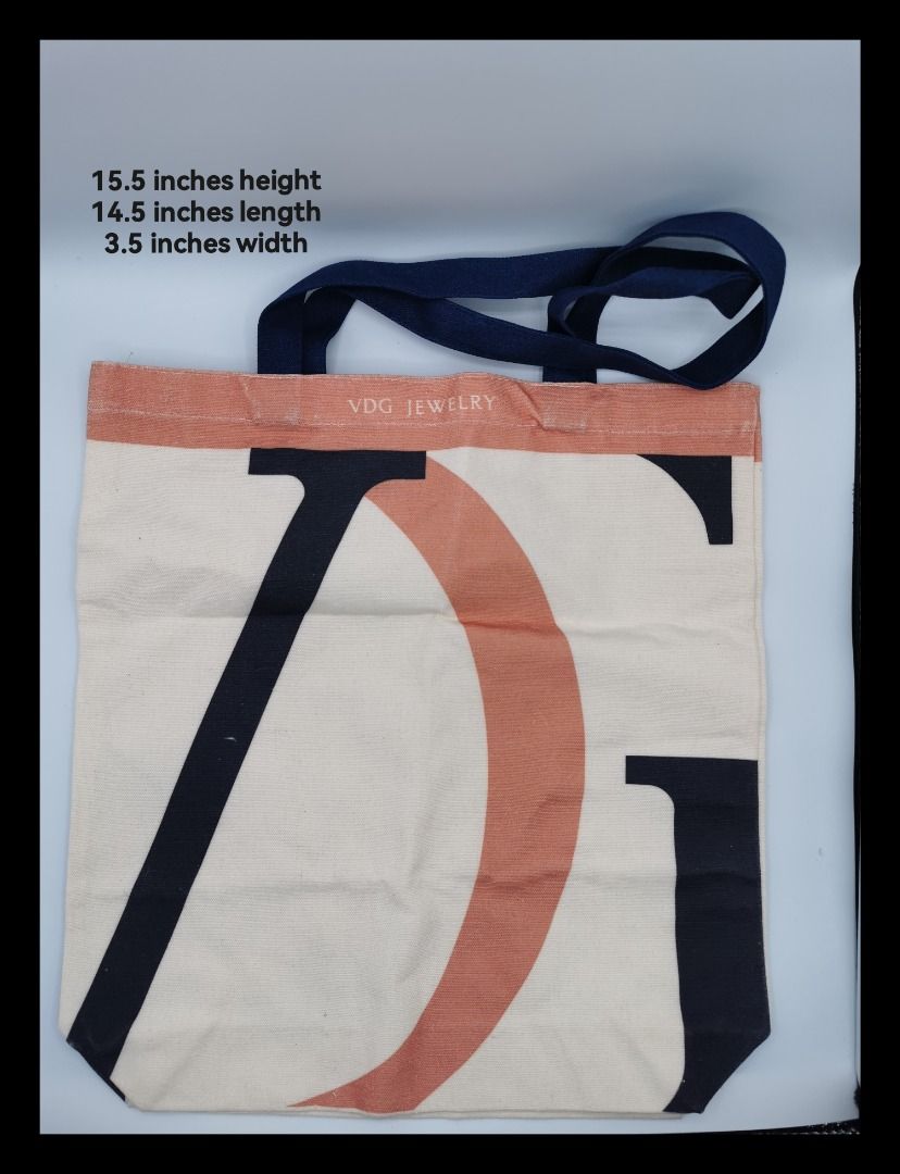 VDG Jewellry Tote Bag (Category: Tote Bags) located in Malabon City. Submitted by restrapped88 (Listing ID 1452076765, Image 1). Description: - In good condition - Simple, functional, and perfect for everyday use.