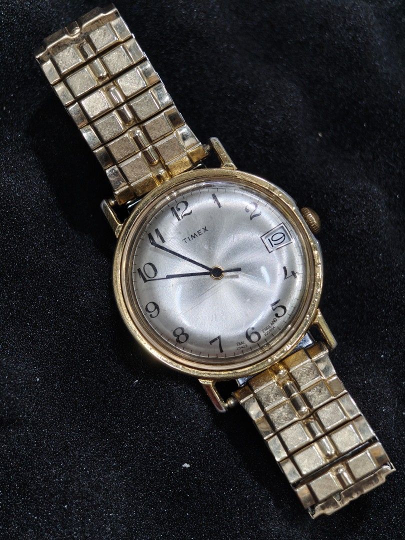 Vintage Timex Manual Wound Mechanical Watch (Category: Luxury Apparel) located in Manila. Submitted by timecheckph (Listing ID 1452091399, Image 2). Description: FOR SALE OR TRADE: Vintage Timex Manual Wound Mechanical Watch PRICE: 3500 Made in England 35mm case size Manual Wound Mechanical Movement PM for more info.