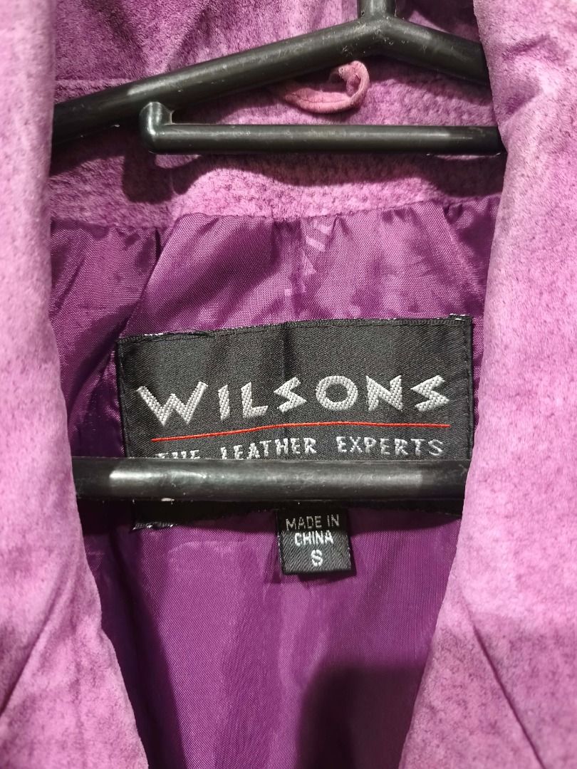Wilsons The Leather Experts Purple Suede Vest (Category: Activewear) located in Rodriguez. Submitted by jaikeuhoon (Listing ID 1451998939, Image 3). Description: ₱149 - Size small - This is preloved/secondhand, manage your expectation - Color may vary due to lighting - Price is final Location: Rodriguez, Rizal MOP: GCash | MOD: J&T / Lalamove.