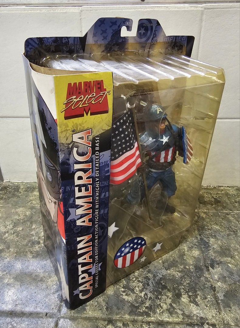 WWII CAPTAIN AMERICA - 2002 Marvel Select Series (Category: Figurines & Statues) located in Quezon City. Submitted by charliebrown_olx (Listing ID 1452102341, Image 3). Description: THE AVENGERS. IRONMAN • New, Factory Sealed • Near-Mint Card, WYSIWYG • Sorry Last Price Already ▪︎ Pickup only at Obudan St Brgy Manresa QC (D.Tuazon St/Banawe St) ▪︎ Shipping thru J&T only ▪︎ GCash Payment TFL!.