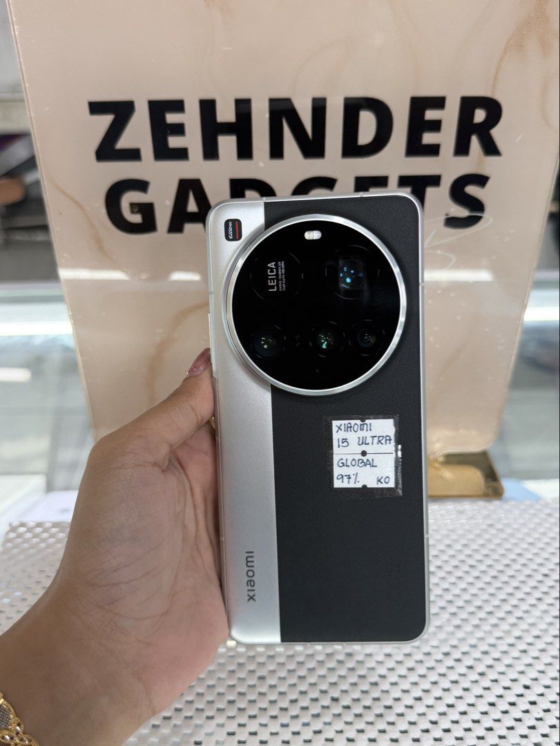 XIAOMI 15 ULTRA 16/512GB OPENLINE (GLOBAL VERSION) (Category: Xiaomi) located in San Juan City. Submitted by desireebayal96 (Listing ID 1451950240, Image 1). Description: XIAOMI 15 ULTRA * 16/512GB * DUAL SIM * OPENLINE BOTH PHYSICAL SIM * GLOBAL VERSION * 5410mAh * 200MP * 97% BATTERY HEALTH * 99% SMOOTH * NO DENTS * NO ISSUE * NO HISTORY OF REPAIR * UNIT ONLY OPEN FOR COD SAME DAY DELIVERY PLUS SHIPPING FEE MESSAGE ME DIRECTLY FOR MORE INFO Sto