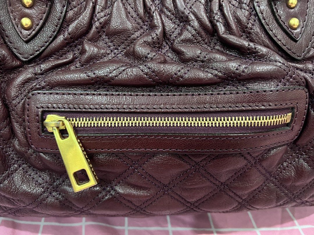 Marc Jacobs Quilted Leather Stam Bag - Burgundy (Category: Bags & Wallets) located in Klang. Submitted by by.wanie (Listing ID 1451999780, Image 3). Description: ✨ The Ultimate Y2K Iconic Statement Bag ✨ Up for grabs is the legendary Marc Jacobs Stam Bag in a gorgeous, rich burgundy colorway. This mid-2000s “it-bag” is the perfect blend of edgy streetwear and vintage luxury. Highly sought after by collectors and vintage fashion lovers! Product De