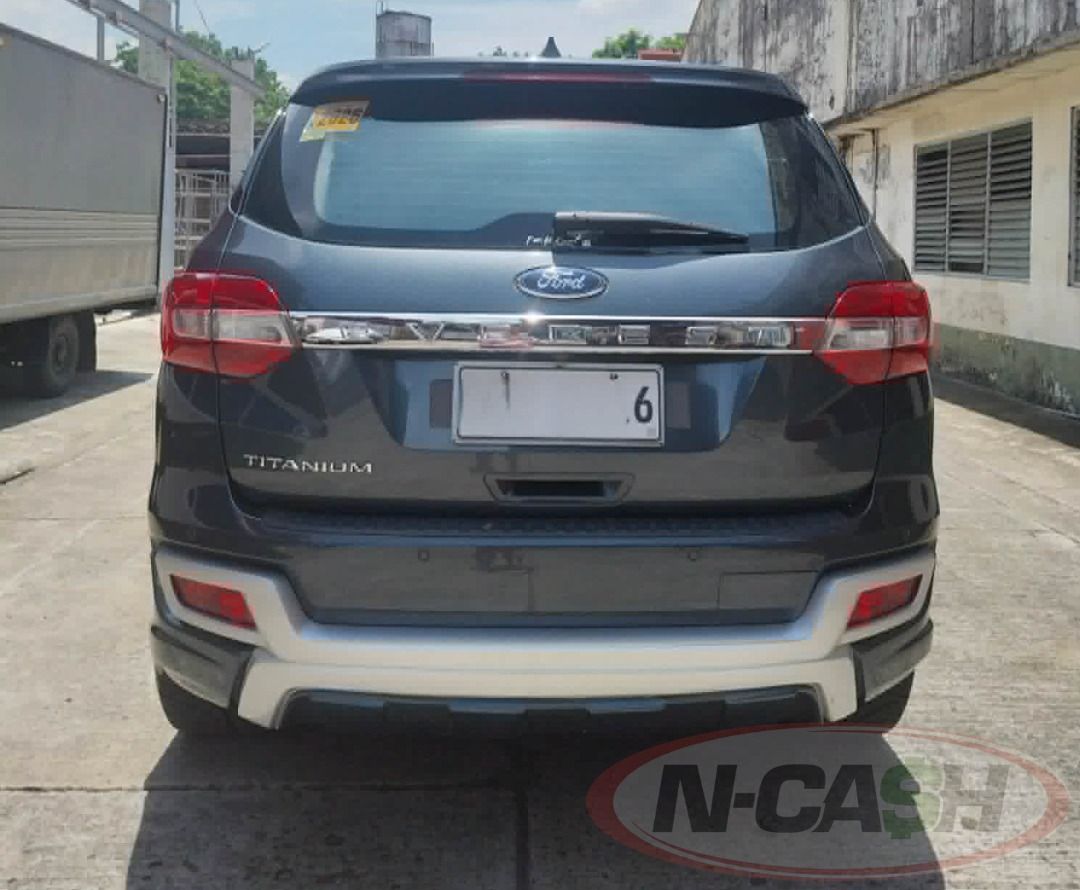 2016 Ford Everest Titanium (Category: Used Cars) located in Quezon City. Submitted by luxury_by_n-cash (Listing ID 1452150313, Image 2). Description: N-Cash Pawnshop "Instant Cash for Bags, Watches, Cars, and Electronics" https://www.ncash-pawnshop-philippines.com/ 2016 Ford Everest Titanium 4×2 2.2L Turbo diesel Automatic All-power features Leather interior 68,000 kilometers original mileage Excellent running condition 22″ wheels 6 plate ending 