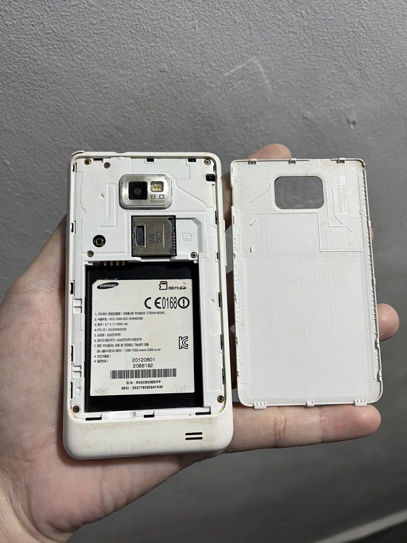 2 samsung galaxy s2 (Category: Samsung) located in Manila. Submitted by apple_siri (Listing ID 1452288134, Image 3). Description: Untested unit no battery and charger .