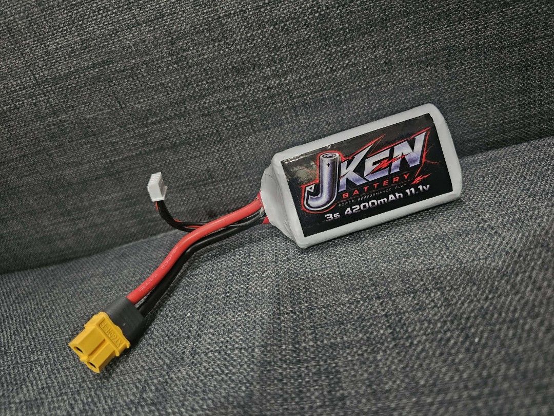 2s 3s Battery by JKen (Category: Batteries & Chargers) located in Manila. Submitted by hellojelo (Listing ID 1452284590, Image 3). Description: JKen Batteries 2s 2600mah - ₱600 - 7.4v 3s 2600mah - ₱900 - 11.1v 2s 4200mah shorty - ₱900 - 7.4v 3s 4200mah shorty - ₱1200 - 11.1v 2s 5200mah - ₱1200 - 7.4v 3s 5200mah - ₱1600 - 11.1v 2s 8400mah - ₱1500 - 7.4v 3s 8400mah - ₱1800 - 11.1v Connectors: XT60, Deans/ TPlug, EC3 (check photos) Ideal for RC cars