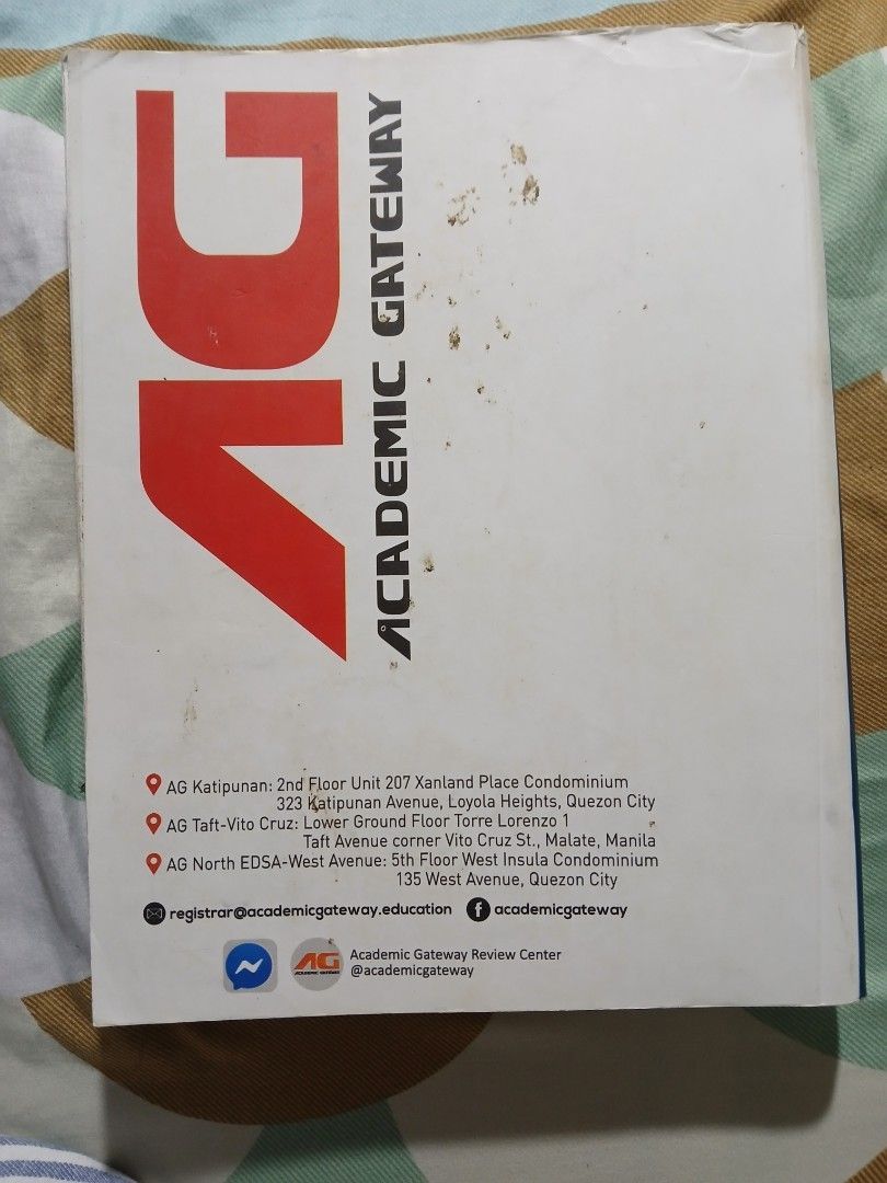 Academic Gateway Book (Category: Textbooks) located in Magdalena. Submitted by casisolade20881 (Listing ID 1452306996, Image 2). Description: May konting dumi po yung likod ng book and may pencil marks sa ibang pages but still in good condition. Negotiable pa po ang price. Location: Laguna.