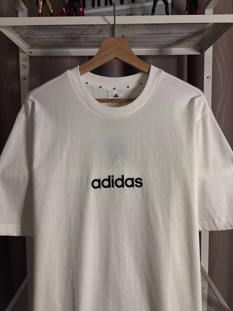 ADIDAS ESSENTIALS (Category: Tshirts & Polo Shirts) located in Cyberjaya. Submitted by mixx.thrift (Listing ID 1452231111, Image 2). Description: ADIDAS ESSENTIALS P21.5 / L28 (Size M/L) CONDITION 9.8 / 10 NO WAHAB : 01enam..319..2enam15 If no respond at Carousel after 3 days. Kindly pm us..