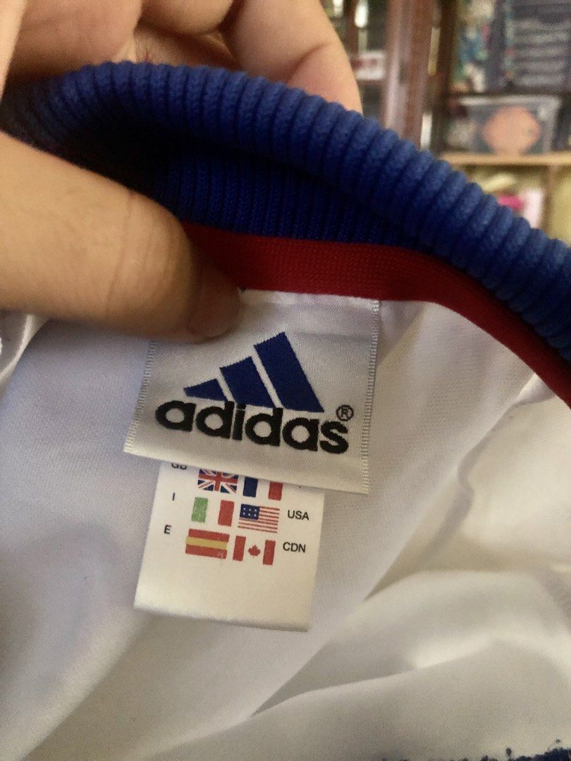 ADIDAS VINTAGE JERSEY (Category: Activewear) located in Pasir Puteh. Submitted by 4ziieqthrift (Listing ID 1452195138, Image 3). Description: P24 L28 PM LAJUUU.