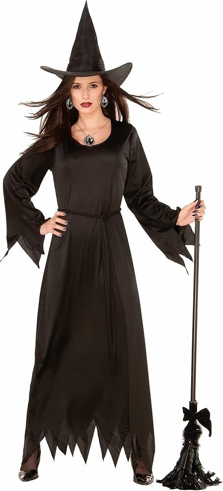 Adult witch Halloween costume (Category: Sets or Coordinates) located in Batangas. Submitted by yanaspreloved1 (Listing ID 1452221393, Image 2). Description: Good quality hnd manipis ang tela Very good condition size small-medium dress costume with witch hat only .