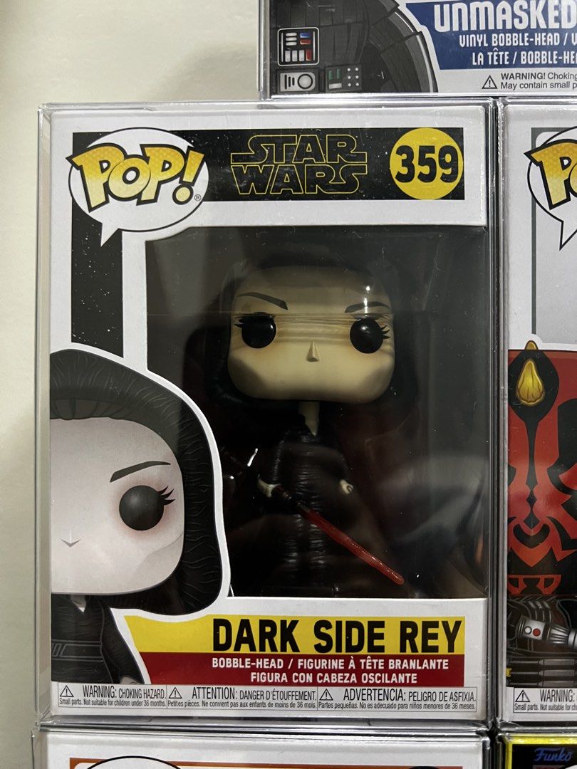 Assorted Star Wars Funkos (Category: Figurines & Statues) located in Cavite. Submitted by c.moreno (Listing ID 1452214791, Image 3). Description: Assorted Star Wars Funkos All MIB | NOOB |Protector included Unmasked Vader- ₱550 Star Wars Dark Side Rey- ₱550 Darth Maul- ₱550 Boba Fett- ₱550 Emperor Palpatine- ₱700 ALL ITEMS ARE STILL AVAILABLE UNLESS TAGGED AS SOLD/ RESERVED.