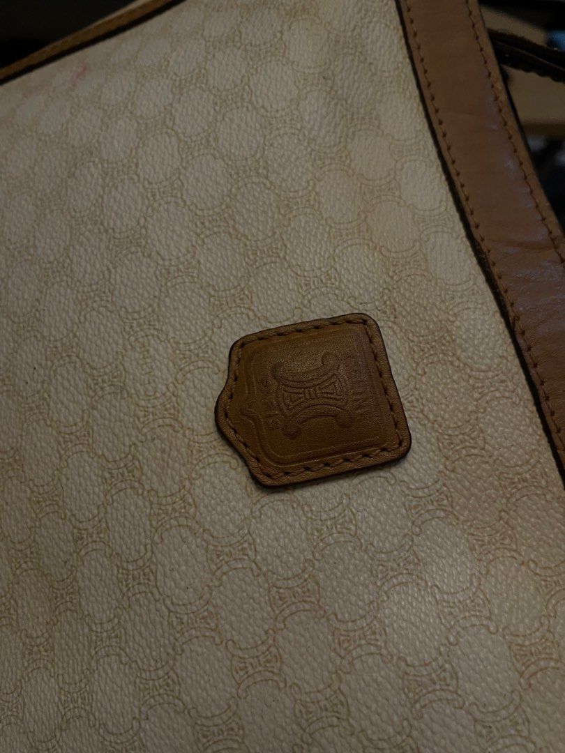 Authentic Celine Monogram Pouch Clutch Bag (Category: Luxury Bags & Wallets) located in Cavite. Submitted by ohmie23 (Listing ID 1452295968, Image 2). Description: - Vintage Celine pouch - Classic monogram print - Brown leather trim - Zipper closure - Interior small zipped pocket - Ideal for collectors or everyday use.