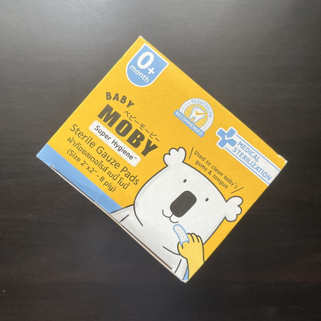 Baby MOBY Sterile Gauze Pads (Category: Baby Toiletries & Grooming) located in Manila. Submitted by countyourblessings (Listing ID 1452139929, Image 2). Description: Sold as is. Never opened..