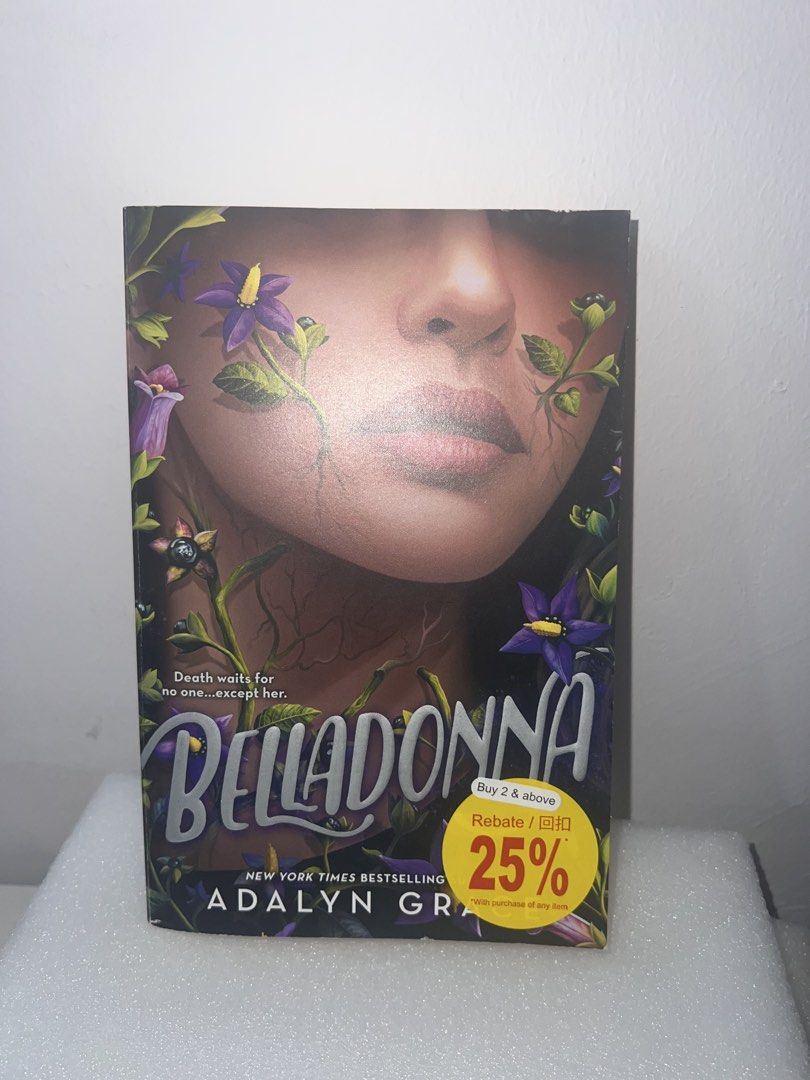 Belladonna by Adalyn Grace - New York Times Bestselling (Category: Storybooks) located in Kuala Lumpur. Submitted by gsesells (Listing ID 1452270745, Image 1). Description: New York Times Bestselling fantasy novel, Belladonna by Adalyn Grace. Features striking cover art. Perfect for dark romance fans..