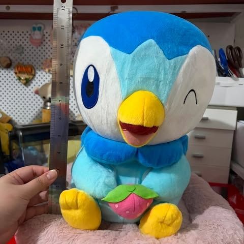 BIG Banpresto Pokemon Piplup Plush (Category: Plushies & Soft Toys) located in Bocaue. Submitted by ekaaam (Listing ID 1452313579, Image 1). Description: WYSIWYG (ACTUAL PHOTO POSTED) Please manage your expectations as this is already 2nd hand Handpicked from Japan Color may vary due to lighting Kindly ask for more photos or send a message if you have any queries Do not rely on the reviews, we always update the photos in each listing Blue App Pag