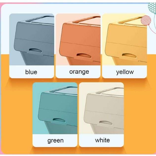 Big Storage Box Stackable (Category: Storage Boxes & Baskets) located in Singapore. Submitted by emmashoppingg (Listing ID 1452233927, Image 3). Description: Variations Blue 36L = 29.00 Orange 36L Yellow 36L Green 36L Blue 46L = 33.00 Orange 46L Yellow 46L White 46L Green 46L Yellow 56L = 37.00 Green 56L Size: 36L, 46L, 56L -Colour: Blue / Orange/ Green / White /Yellow -Material : Polypropylene Plastic (PP) - Made of 100% Virgin Material (BPA-fre