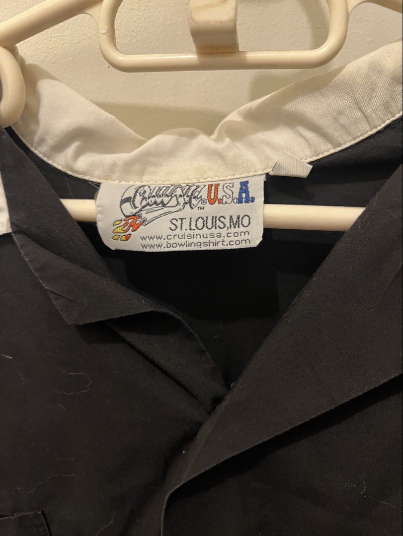 Black Bowling Shirt Cropped (Category: Tshirts & Polo Shirts ) located in Las Pinas. Submitted by basicapparel_mnl (Listing ID 1452242747, Image 3). Description: - Brand: Cruisin' USA - Color: Black - Style: Short-sleeve bowling shirt - Slightly Used - Price Still negotiable .
