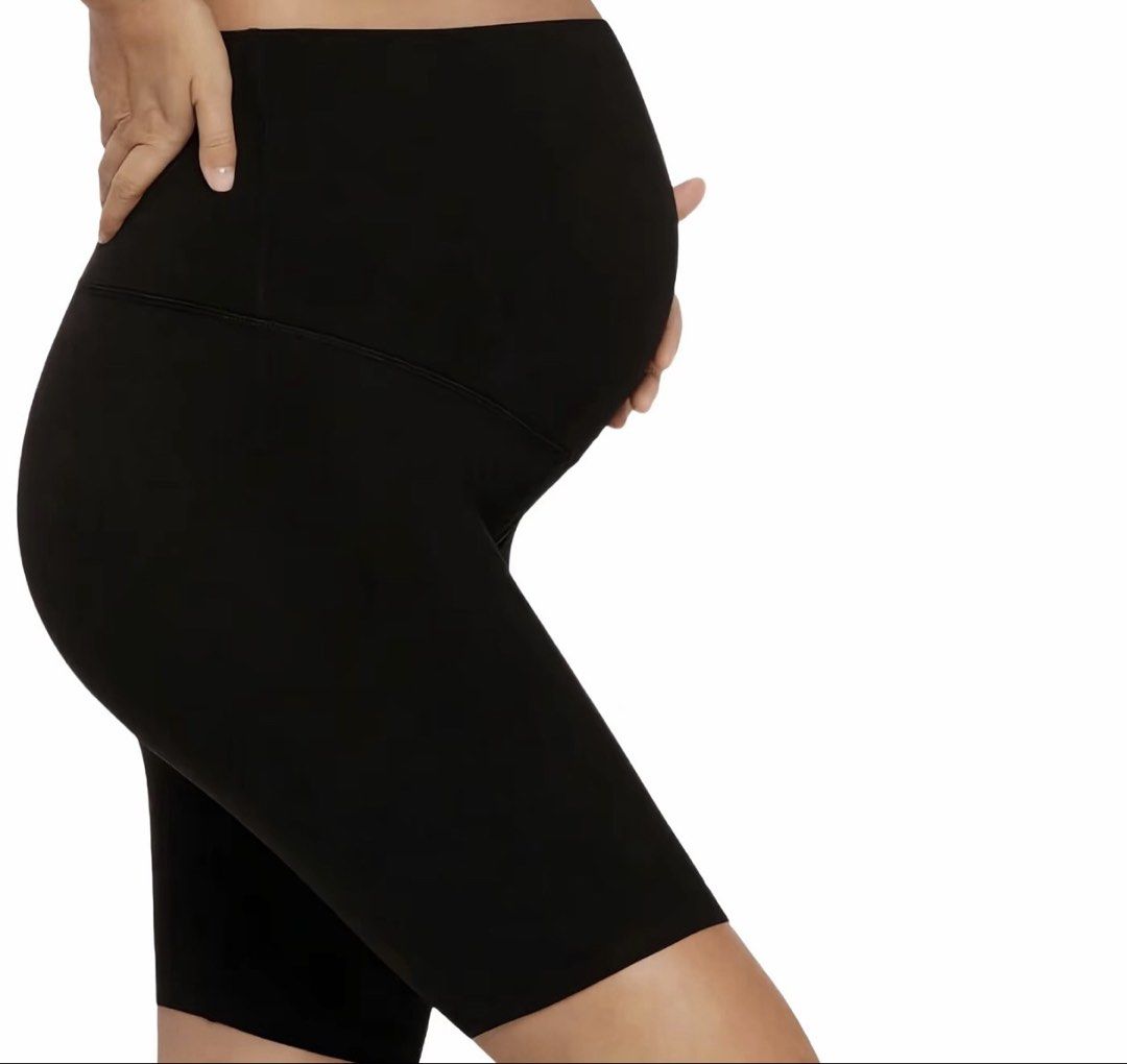 Black Maternity Over-the-Belly Biker Shorts (Category: Maternity wear) located in Mandaluyong City. Submitted by ngs217 (Listing ID 1452238404, Image 1). Description: - Comfortable black maternity biker shorts - Over-the-belly design for full coverage and support - Stretchy fabric for a great fit - Versatile for everyday wear or pregnancy workouts - Easy to pair with any maternity tops SRP: Php 120 each Size: Large Quantity: 3 pieces.