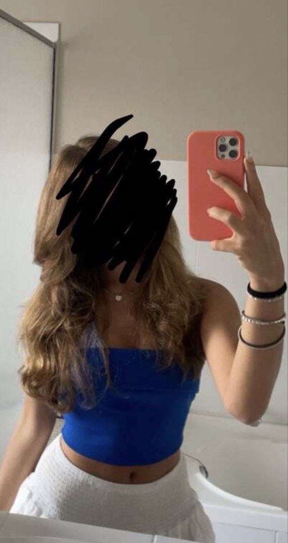 Blue Ribbed Tube Top (Category: Others Tops) located in Manila. Submitted by quickwind.b2ee63 (Listing ID 1452298353, Image 2). Description: .