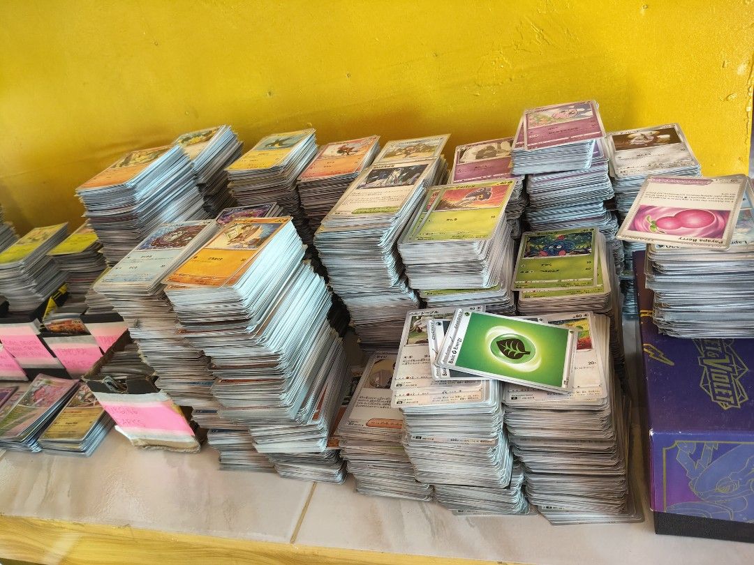 Bulk Pokemon Cards - Various Sets and Types (Category: Raw Singles) located in Manila. Submitted by redron.dolarrylan (Listing ID 1452148206, Image 1). Description: - Large collection of Pokemon cards - Includes common and potentially rare cards - Great for collectors and players - Perfect for expanding decks - Cards are from various sets - Sold as a bulk lot.