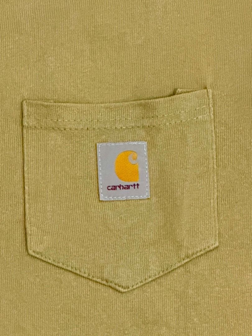 Carhartt K87 Pocket Tee (Category: Tshirts & Polo Shirts ) located in Baguio. Submitted by byokki.kitto (Listing ID 1452250652, Image 3). Description: Carhartt K87 Pocket Tee Large on tag pero resized 26 Length 20.5 Width Very good condition Issues: Resized 500.
