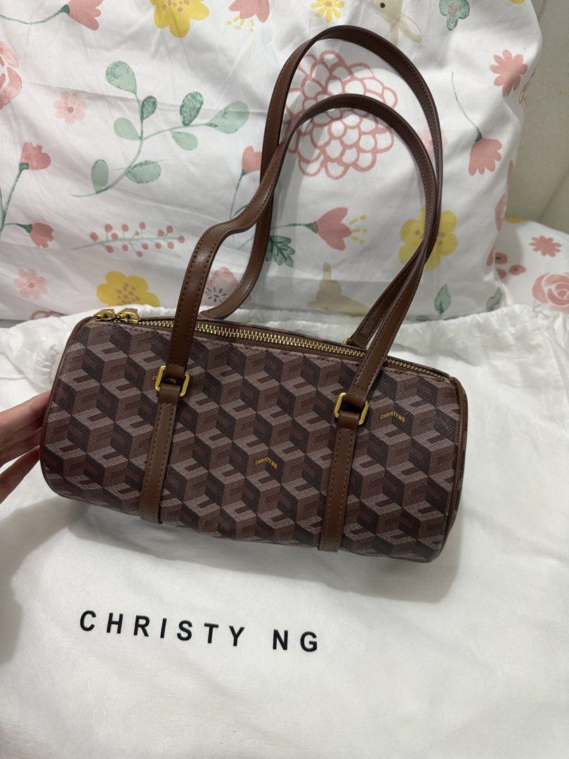 Christy Ng Emilio Shoulder Bag (Category: Shoulder Bags) located in Manila. Submitted by aamvaldez1919 (Listing ID 1452316779, Image 2). Description: For Sale: Original Christy Ng Emilio Barrel Bag (Brown) 🤎 ✨ Pre-loved, but looks like brand new 🛍️ Purchased on February 1, 2026 from the Christy Ng Store, SM Megamall. 💰 Bought for: ₱3,299 🏷️ Selling for: 2,600 📝 Reason for selling: Used only 2 times. I’m decluttering and planning to buy a new