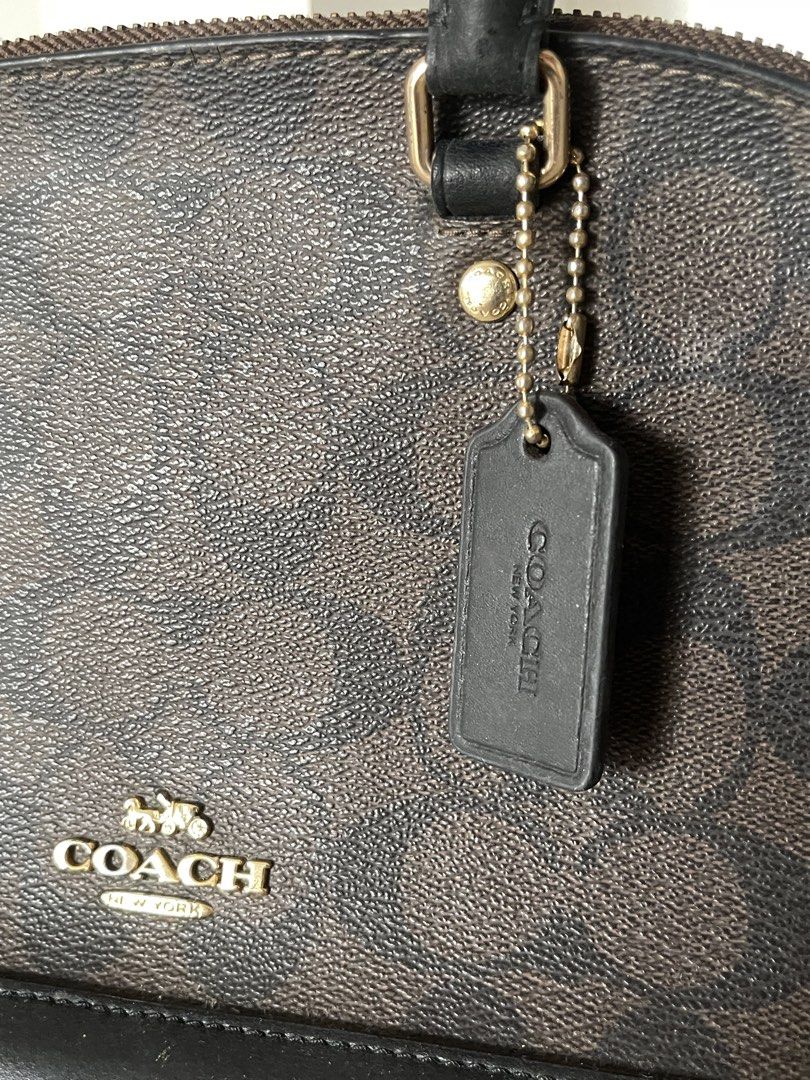 Coach Mini Monogram Sierra Satchel Alma Bag (Category: Luxury Bags & Wallets) located in Manila. Submitted by ivywoc (Listing ID 1452181918, Image 3). Description: comes with strap buyer carries sf can do meetups around manila .