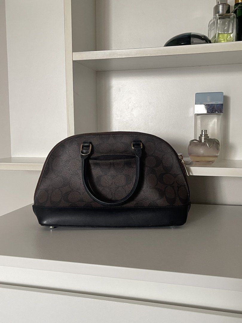 Coach Mini Monogram Sierra Satchel Alma Bag (Category: Luxury Bags & Wallets) located in Manila. Submitted by ivywoc (Listing ID 1452181918, Image 2). Description: comes with strap buyer carries sf can do meetups around manila .