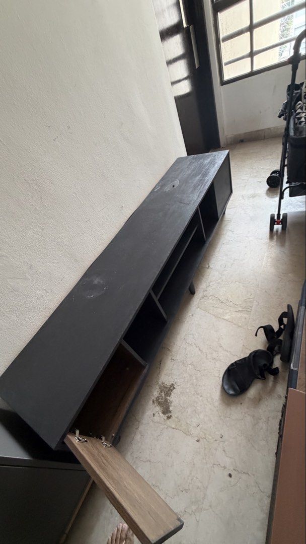 Console table (Category: TV Consoles) located in Singapore. Submitted by urban_lamps (Listing ID 1452140641, Image 2). Description: Iike new. Lightly used.