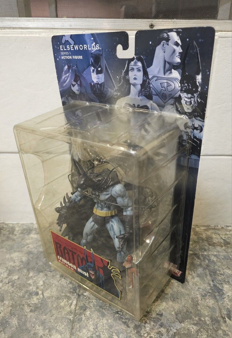 CRIMSON MIST BATMAN - 2005 DC Direct Elseworlds Series (Category: Figurines & Statues) located in Quezon City. Submitted by charliebrown_olx (Listing ID 1452269890, Image 3). Description: VAMPIRE BATMAN, DARK KNIGHT • New, Factory Sealed • Near-Mint Card, WYSIWYG • Sorry Last Price Already ▪︎ Pickup only at Obudan St Brgy Manresa QC (D.Tuazon St/Banawe St) ▪︎ Shipping thru J&T only ▪︎ GCash Payment TFL!.