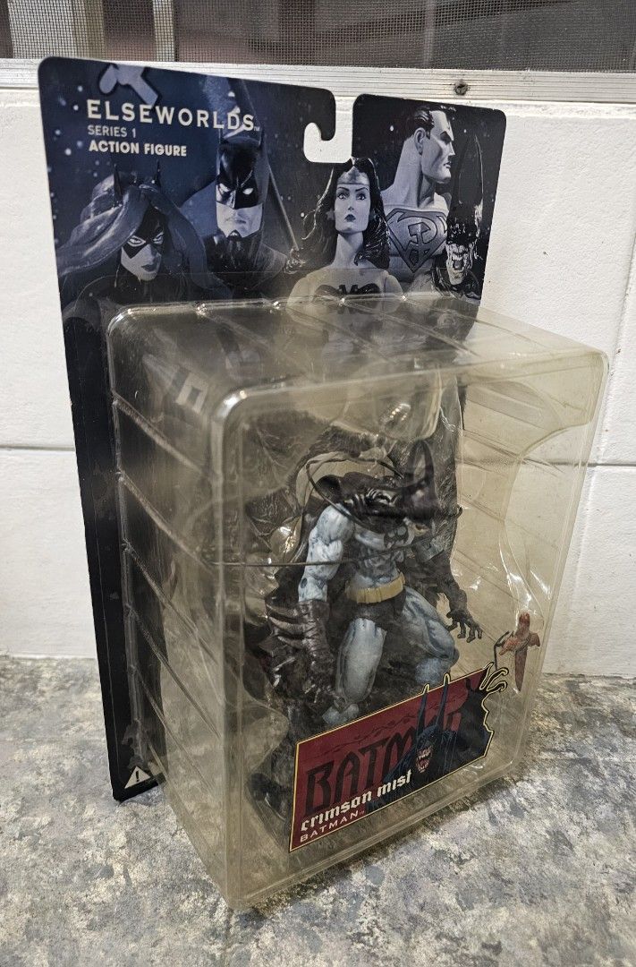 CRIMSON MIST BATMAN - 2005 DC Direct Elseworlds Series (Category: Figurines & Statues) located in Quezon City. Submitted by charliebrown_olx (Listing ID 1452269890, Image 2). Description: VAMPIRE BATMAN, DARK KNIGHT • New, Factory Sealed • Near-Mint Card, WYSIWYG • Sorry Last Price Already ▪︎ Pickup only at Obudan St Brgy Manresa QC (D.Tuazon St/Banawe St) ▪︎ Shipping thru J&T only ▪︎ GCash Payment TFL!.
