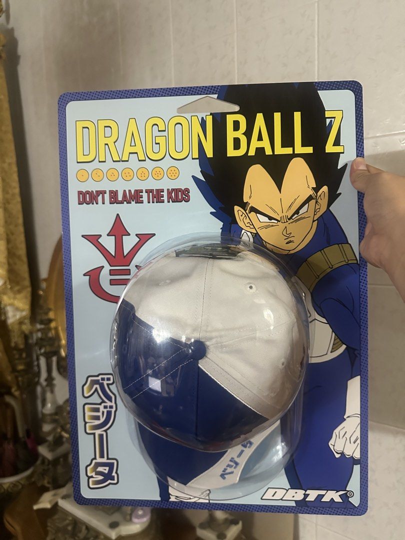 DBTK X DBZ VEGETA COLLECTOR CAP (Category: Caps & Hats) located in Bacoor. Submitted by sempenden (Listing ID 1450896469, Image 3). Description: Dragonball x Don't Blame the Kids Onhand.