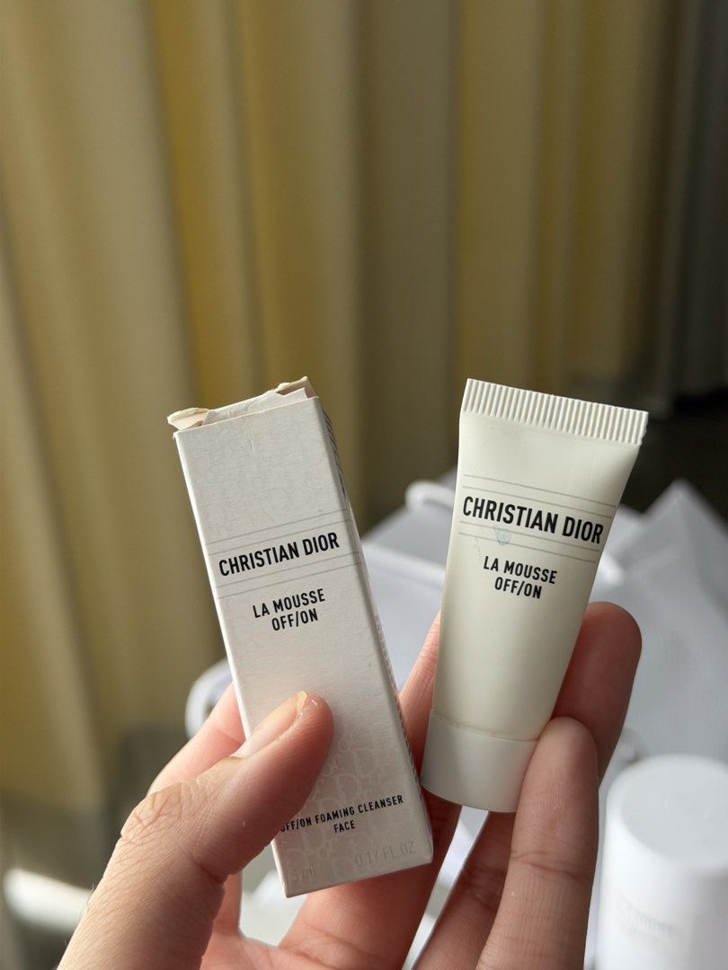 Dior La Mousse On/Off Cleanser (mini) (Category: Face Care) located in Paranaque City. Submitted by gorgeousscloset (Listing ID 1452180348, Image 1). Description: I love shopping so these are GWP from my SA from the recent Dior masterclass I can provide paperbag for addtl ₱50 only.