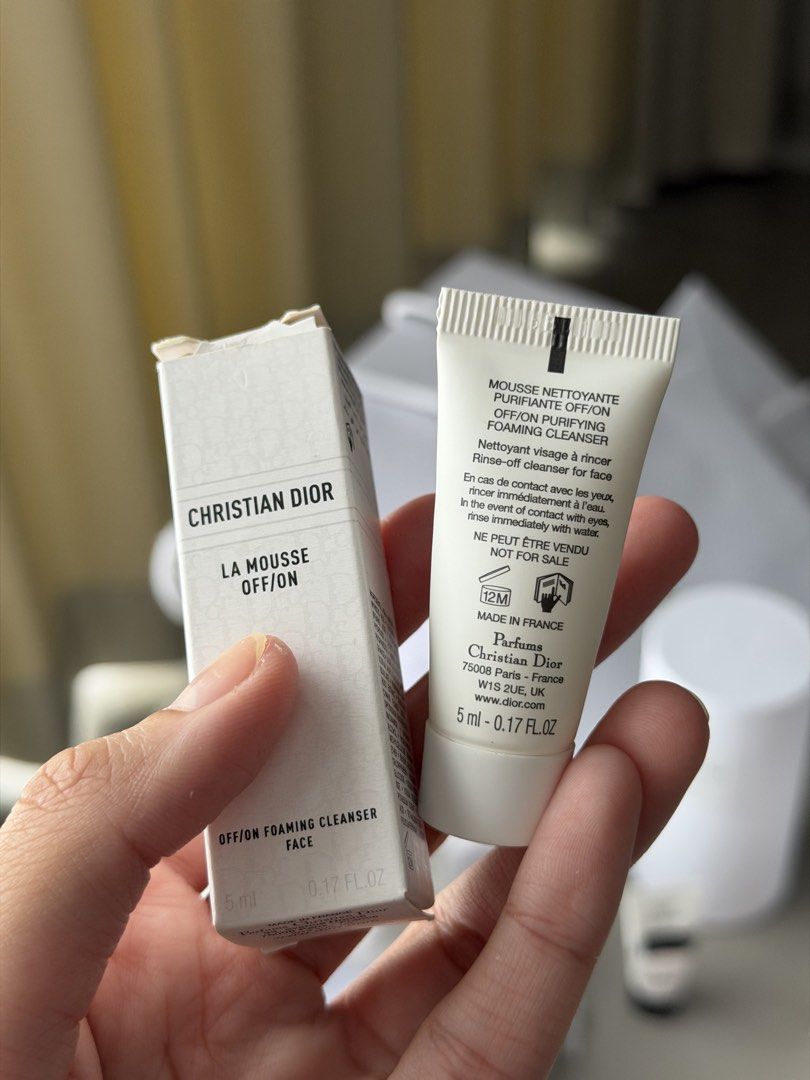 Dior La Mousse On/Off Cleanser (mini) (Category: Face Care) located in Paranaque City. Submitted by gorgeousscloset (Listing ID 1452180348, Image 2). Description: I love shopping so these are GWP from my SA from the recent Dior masterclass I can provide paperbag for addtl ₱50 only.