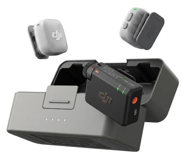 Dji Mic Mini 2 (Category: Microphones) located in Quezon City. Submitted by imax12345 (Listing ID 1452214397, Image 1). Description: - Brand: DJI - Model: Mic Mini 2 - Type: Compact wireless microphone system - Includes: 2 transmitters, 1 receiver, charging case, furry windscreens, magnetic clips, and cables - Features: Portable design, clear audio capture, versatile mounting options - Condition: Excellent, ready to use - Ideal for: Vloggers, pod