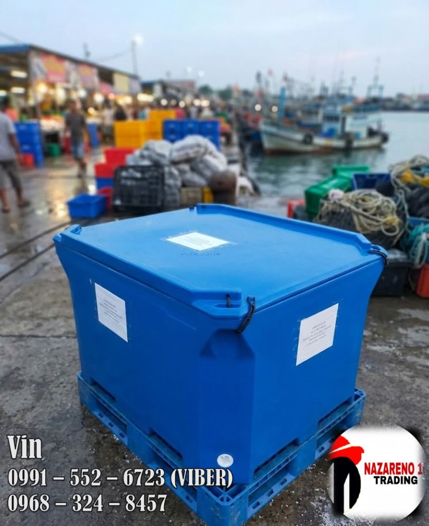 fish cooler box 620 liters (Category: Storage Boxes & Baskets) located in Bacoor. Submitted by zx400rr (Listing ID 1452169093, Image 1). Description: FISH COOLER BOX 1000 LITERS CAPACITY • Portable & Heavy Duty • insulated cooler type • Ultimate insulation materials • UV resistant • Double wall molded with injected with polyurethane foam • Impact resistant • Drain System Dimension: 146L x 117W x 88H (cm) COLOR: Blue , Green , Yellow For orders: 0