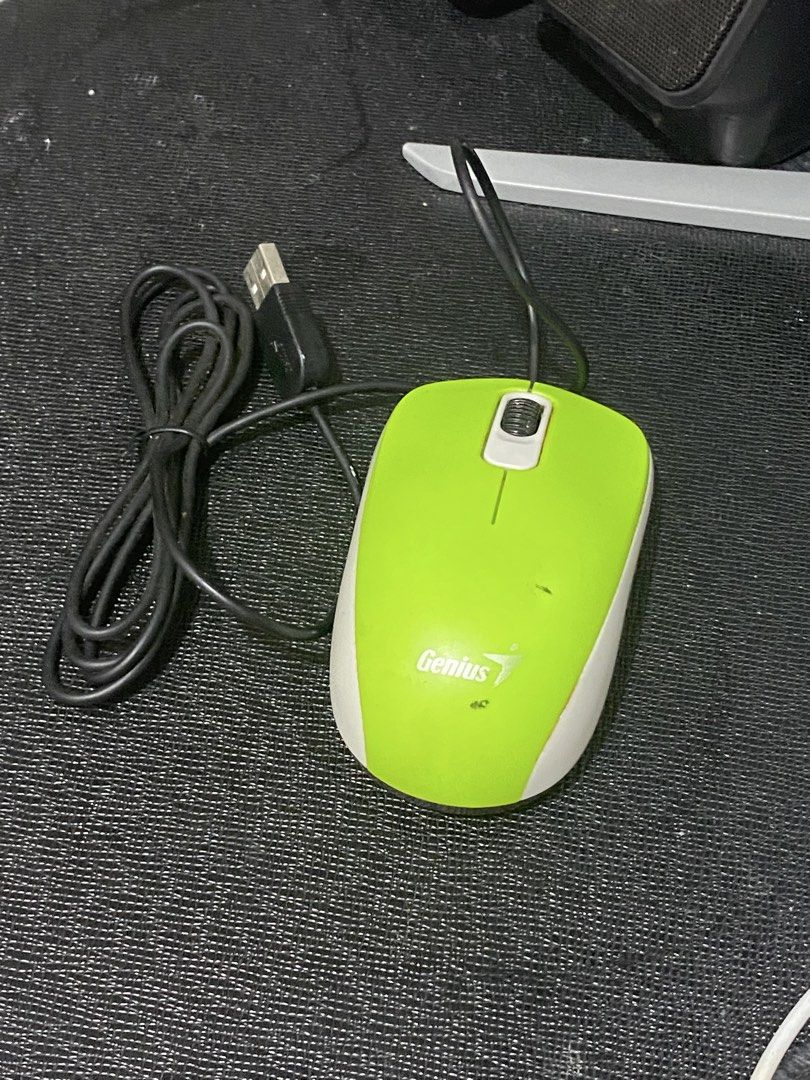 Genius DX-110 USB Optical Mouse (Green) (Category: Mouse & Mousepads) located in Manila. Submitted by daryllvallejo25 (Listing ID 1452287437, Image 1). Description: Genius DX-110 USB Optical Mouse (Green) 💵 Price: ₱100 ⚙️ Condition: Fully Working | Second-Hand Inclusions: ✅ Genius DX-110 USB Optical Mouse (Green) Features: • Plug-and-Play USB Connection • Smooth Optical Tracking • Comfortable Ambidextrous Design • No Software Required Notes: • T