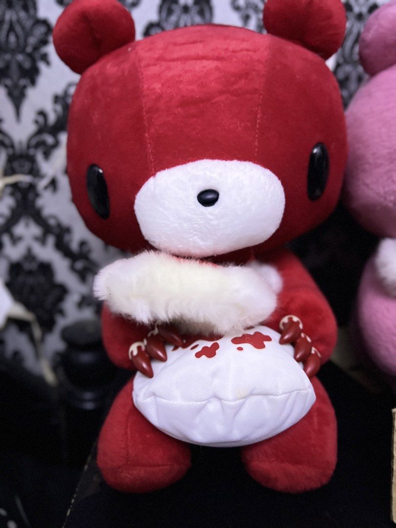 Gloomy Bear Plushies - Red, Pink, Green (Category: Plushies & Soft Toys) located in Bulacan. Submitted by darkside_apparel (Listing ID 1452235112, Image 3). Description: Mine now pay later No cancellation No Return N Refund Reminder: We are not liable on any lost or damage of parcel..
