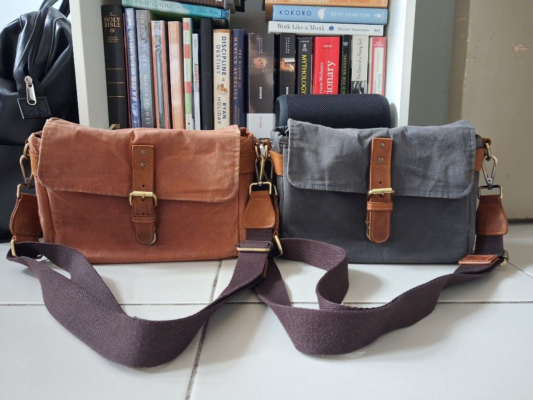 Gouache Harvey Bags (Category: Camera Bags & Carriers) located in Marikina City. Submitted by nobleowl_f4d8f5 (Listing ID 1452121071, Image 1). Description: Gouache Harvey Bags 1pc color: Brick 1pc color: Asphalt Grey pwede gamitin as camera bag or normal bag take both for 5000 pesos for pick-up only Loc: Marikina Heights.