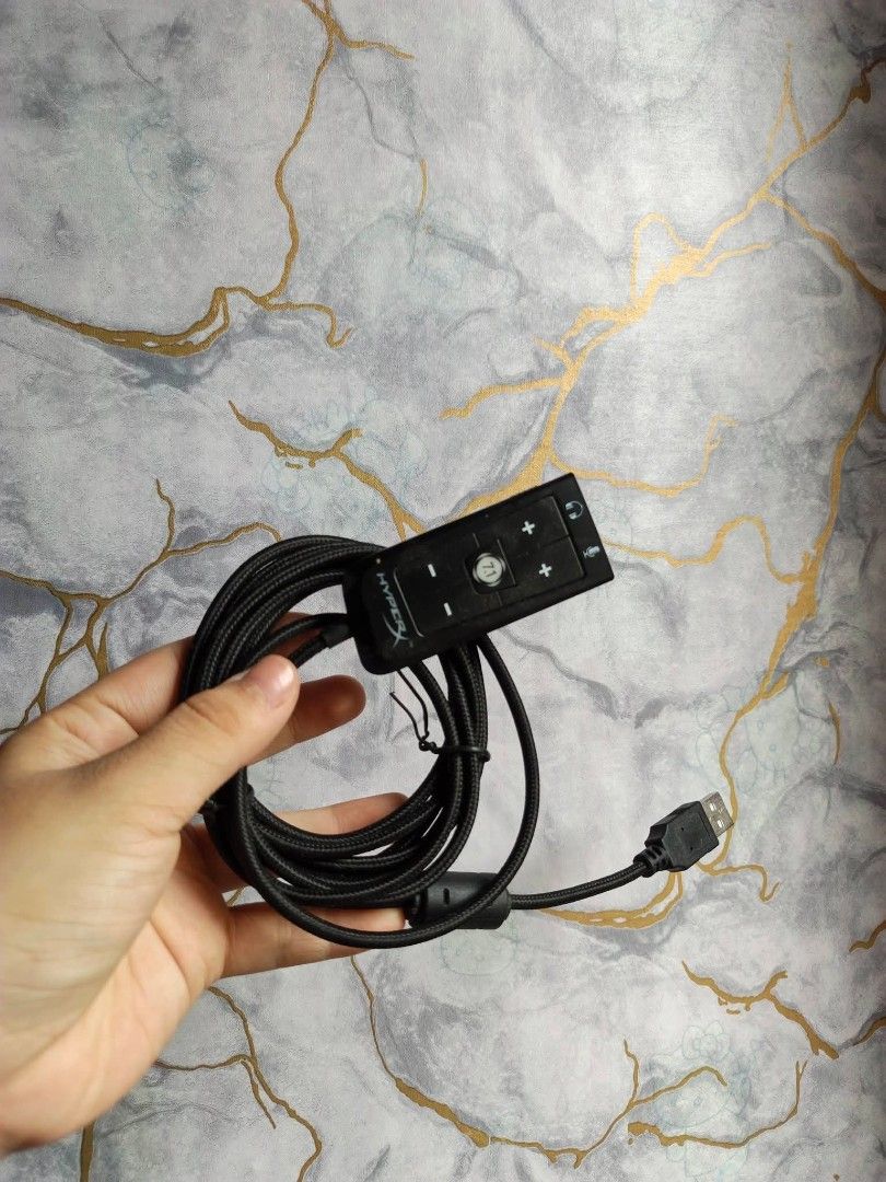 HyperX Surround Sound Card Audio Splitter (Category: Other Audio Equipment) located in Tagum. Submitted by cheriezaesthetics (Listing ID 1452109062, Image 1). Description: Once lang nagamit no issue still nego can ship if outside Tagum City via J&T buyer will shoulder sf 📍 Tagum City, Davao Del Norte.