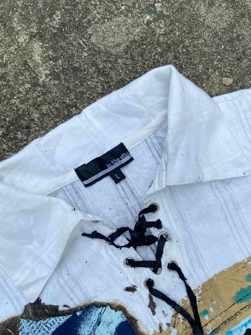In The Attic (Category: Tshirts & Polo Shirts ) located in Cavite. Submitted by redkey27 (Listing ID 1452254065, Image 3). Description: In The Attic Width 20 Length 27 issue bakbak leather lace but still verygood condition Dasma cavite.