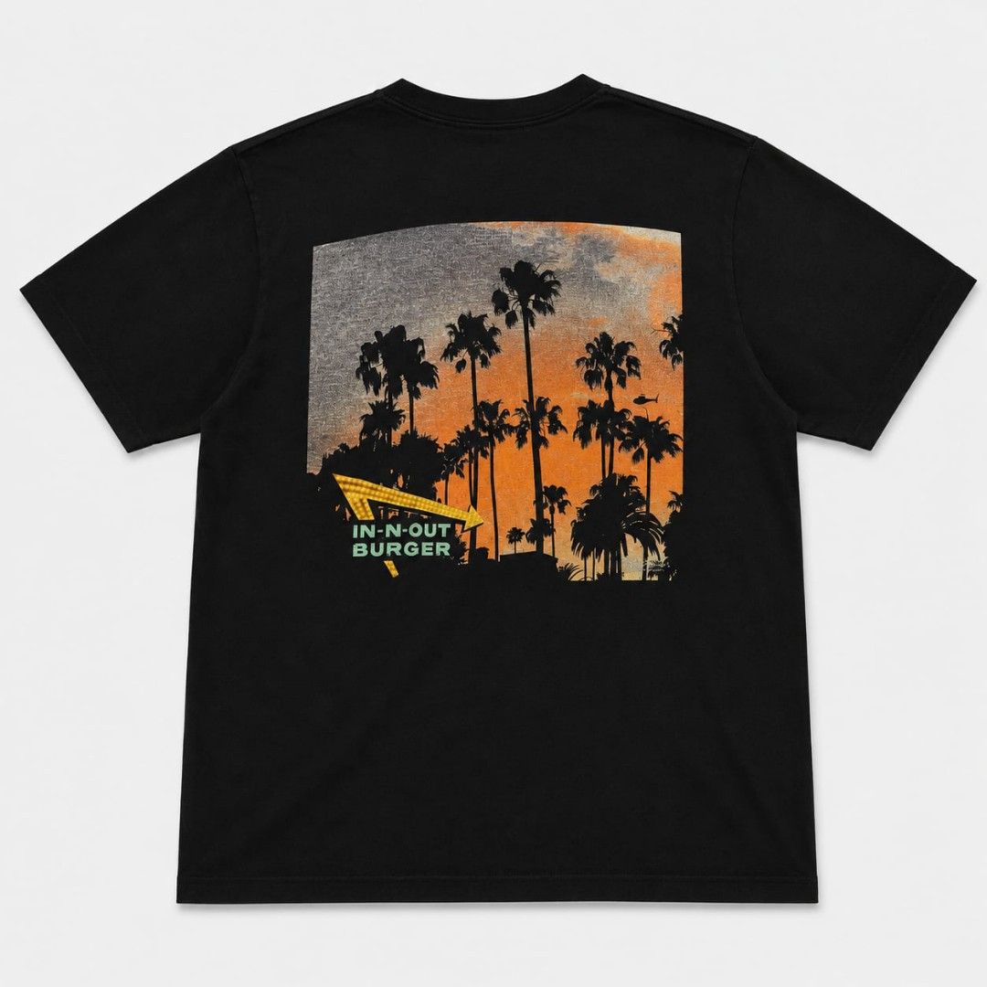 In-N-Out Burger Arizona Tee (Category: Tshirts & Polo Shirts ) located in San Pablo. Submitted by refitsph (Listing ID 1452298898, Image 2). Description: - Width: 20.5 - Length: 30 - Legit / Authentic - Issue: Repaired Part, good fade - Excellent Condition - Best fit to L-XL - Already Washed and Ready to Wear.