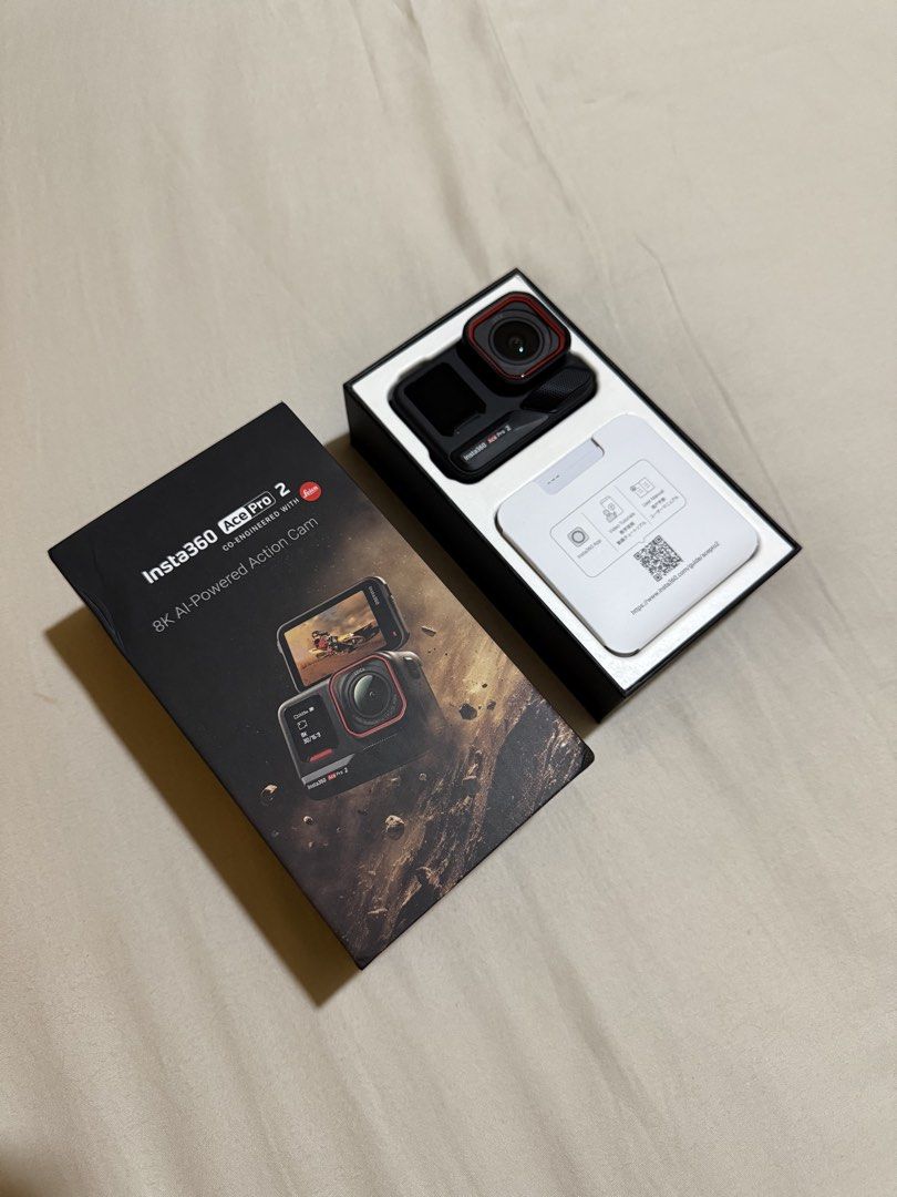 Insta360 Ace Pro 2 Standard Bundle (w/ warranty) (Category: Cameras) located in Manila. Submitted by jeromestanley (Listing ID 1452285741, Image 1). Description: - selling my Insta360 Ace Pro 2 in very pristine condition, never been used outdoors, just tried at home and opened for unboxing - still with warranty: 2027/05/10 (see attached photo last slide) - complete with original box, every plastic, paper works and stickers included inside, very p