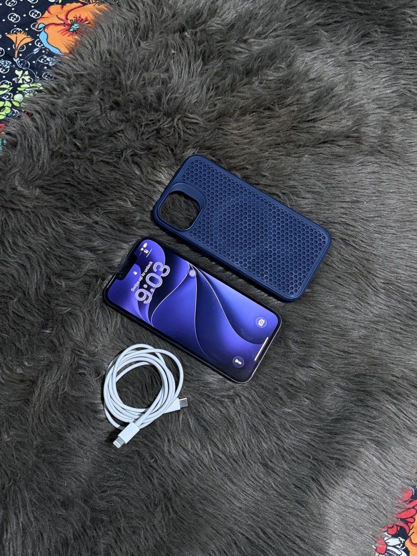 Iphone 13 Midnight Black (Category: iPhone 13 Series) located in San Pablo. Submitted by mrkdln1700 (Listing ID 1452281159, Image 2). Description: iPhone 13 128GB Midnight Still in excellent condition and well maintained. ✅ Factory Unlocked ✅ HK/MC Variant (ZP/A) ✅ NTC Approved ✅ Original Battery – 87% Battery Health ✅ No history of repair ✅ Face ID & True Tone working ✅ eSIM Supported ✅ No SIM Restrictions ✅ All buttons, cameras, speakers, micro