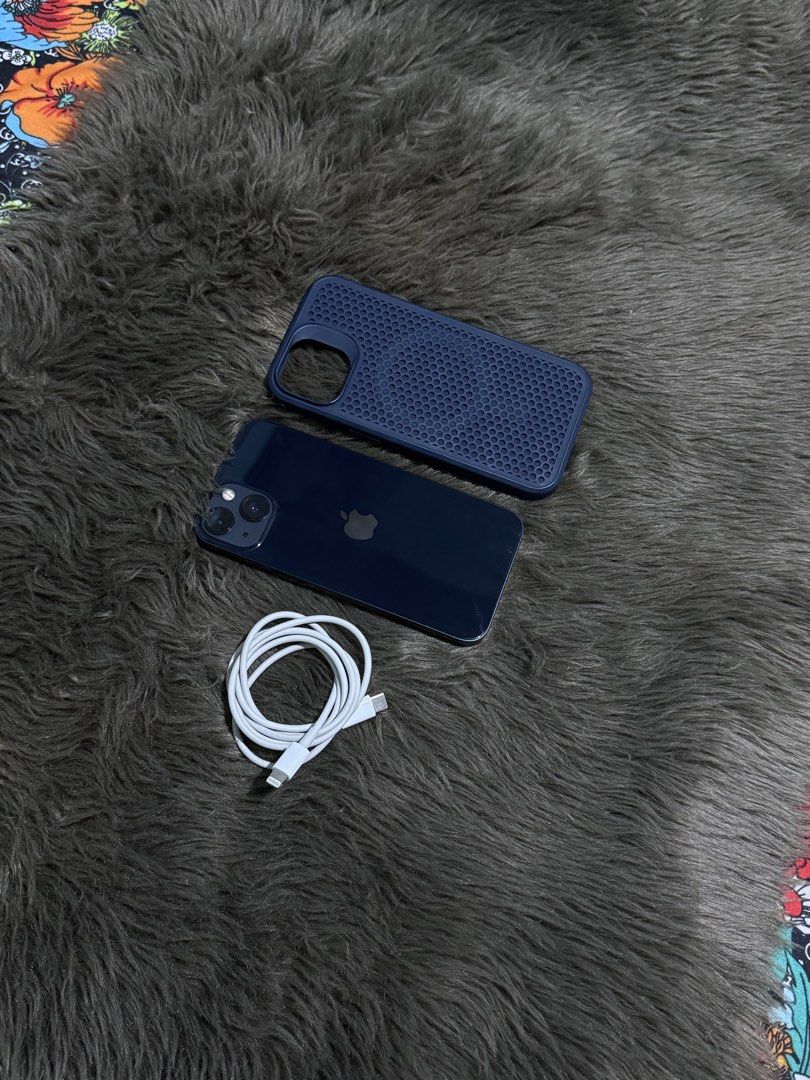 Iphone 13 Midnight Black (Category: iPhone 13 Series) located in San Pablo. Submitted by mrkdln1700 (Listing ID 1452281159, Image 3). Description: iPhone 13 128GB Midnight Still in excellent condition and well maintained. ✅ Factory Unlocked ✅ HK/MC Variant (ZP/A) ✅ NTC Approved ✅ Original Battery – 87% Battery Health ✅ No history of repair ✅ Face ID & True Tone working ✅ eSIM Supported ✅ No SIM Restrictions ✅ All buttons, cameras, speakers, micro
